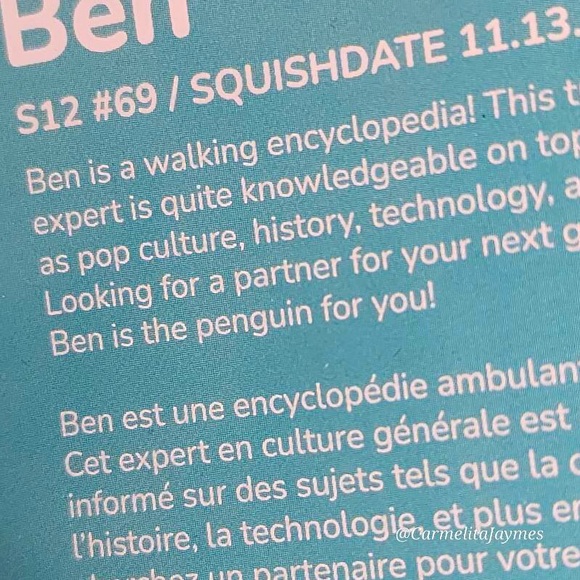 BEN 🦕 Blue Dinosaur DEFECT TAG Original Squishmallow By Kellytoy NWT - Picture 9 of 9
